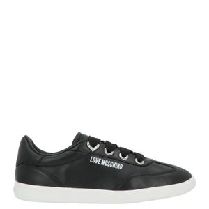 Love Moschino Black Sneakers Calfskin