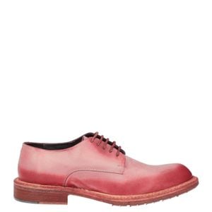 JP/DAVID Pink Lace-Up Shoes Calfskin