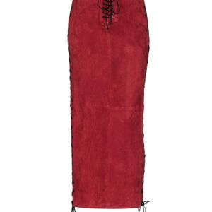 Falda larga Unravel Project de color Rojo