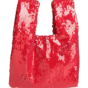 MSGM Red Handbag Polyester, Elastane