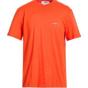 MSGM T-Shirts in Orange für Herren