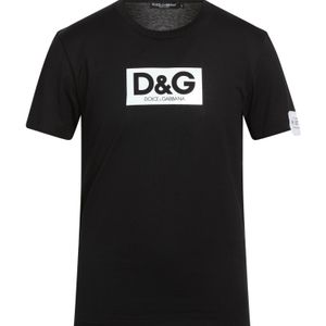 Dolce & Gabbana Black Re-Edition T-Shirt Cotton for men