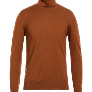 Alpha Studio Brown Turtleneck for men