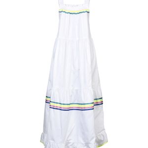 MIRA MIKATI Weiß Langes Kleid