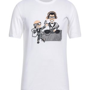 T-shirt Dolce & Gabbana pour homme en coloris Blanc