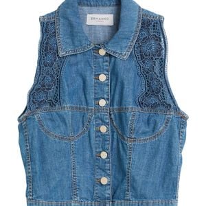 ERMANNO FIRENZE Blue Denim Outerwear