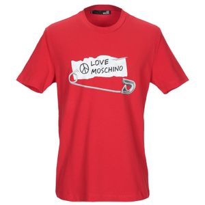Camiseta Love Moschino de hombre de color Rojo