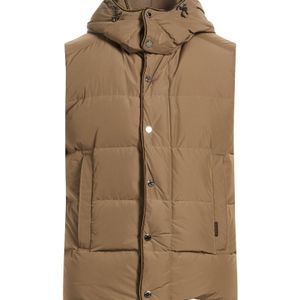 Moorer Brown Vest Polyester for men
