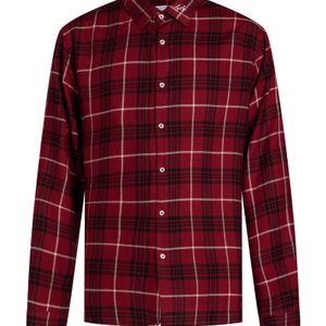 FAMILY FIRST Red Brick Shirt Viscose, Polyester for men