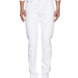 Love Moschino White Denim Pants for men