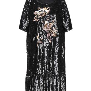 Robe courte Maria Grazia Severi en coloris Noir