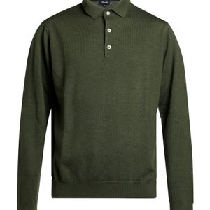 Pullover Façonnable de hombre de color Verde