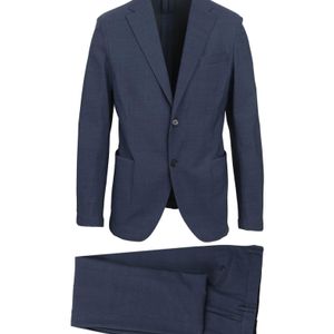 Traiano Blue Suit Polyamide, Elastane for men