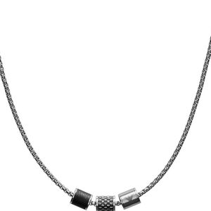 Emporio Armani Heritage Cylinder Pendant Men's Necklace in Mettallic für Herren