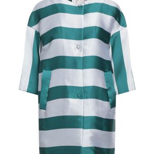 Annie P Blue Overcoat & Trench Coat