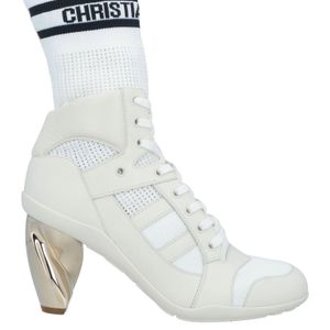 Dior White Ankle Boots