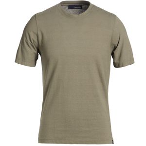 Lardini Green Military T-Shirt Cotton for men