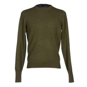 Drumohr Green Military Sweater Cashmere for men