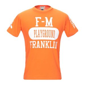T-shirt di Franklin & Marshall in Arancione da Uomo
