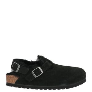 Birkenstock Black Mules & Clogs Leather