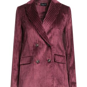 GOODMATCH Purple Blazer Viscose, Cotton, Elastane