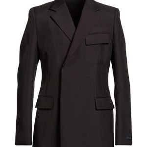 Lanvin Black Blazer Wool, Polyamide for men