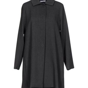 Berna Grey Overcoat