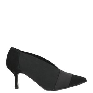 Daniele Ancarani Black Pumps Leather, Elastic Fibres
