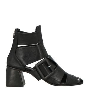 JP/DAVID Black Ankle Boots Leather