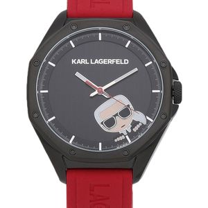 Karl Lagerfeld Red Wrist Watch for men