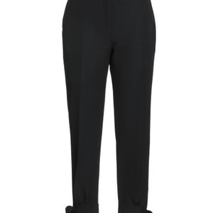 MSGM Black Pants Polyester, Elastane