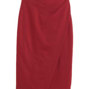 Plein Sud Red Midi Skirt