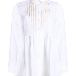 Moorer White Shirt Linen