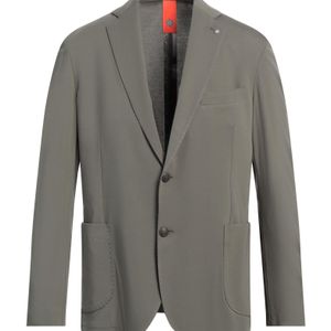 Bharnaba Gray Blazer Viscose, Polyamide, Elastane for men