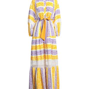 Diane von Furstenberg Metallic Maxi Dress