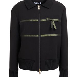 Vivetta Black Jacket Polyester, Elastane