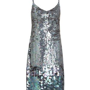P.A.R.O.S.H. Blue Mini Dress Polyamide, Elastane, Pvc