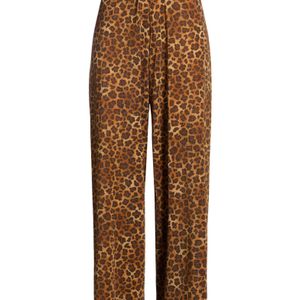 Mc2 Saint Barth Brown Pants Viscose, Polyester, Polyamide, Elastane