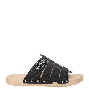 Scholl Black Mules & Clogs Leather