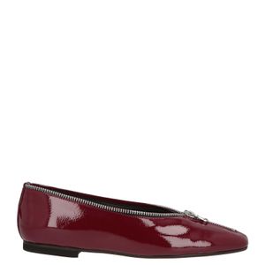 Nila & Nila Red Garnet Ballet Flats Leather