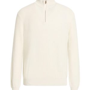 Agnona White Sweater Cotton, Cashmere, Metal for men