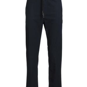 Alpha Studio Blue Pants Polyester, Viscose, Elastane for men