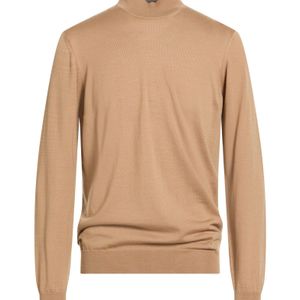 Drumohr Natural Camel Turtleneck Merino Wool for men