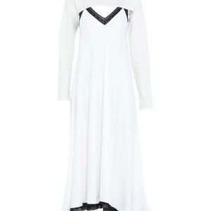 Robe longue MM6 by Maison Martin Margiela en coloris Blanc