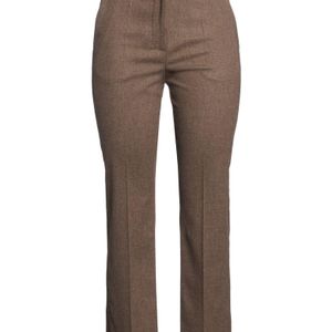 Alysi Gray Pants Viscose, Polyester, Wool, Elastane