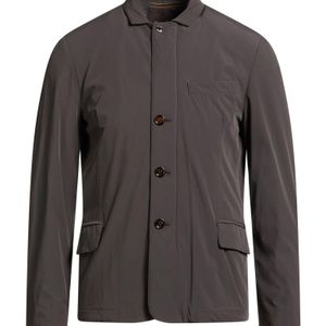 Moorer Gray Charcoal Jacket Polyamide for men