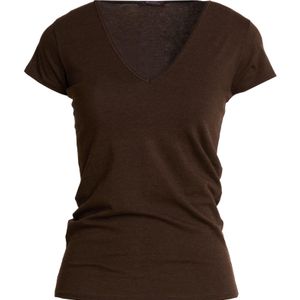 Ballantyne Brown Chocolate T-Shirt Cotton, Cashmere, Elastane