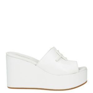 Baldinini White Sandals Calfskin