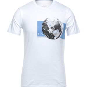 T-shirt di Armani Exchange in Bianco da Uomo