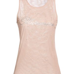 Blumarine Pink Top Polyamide, Elastane